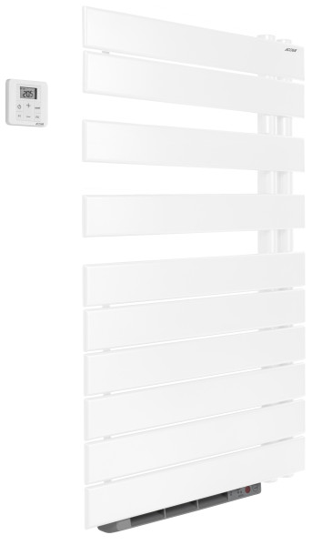 Sèche-serviette Acova Fassane SPA + Air 429W asymétrique à droite - Eau chaude blanc