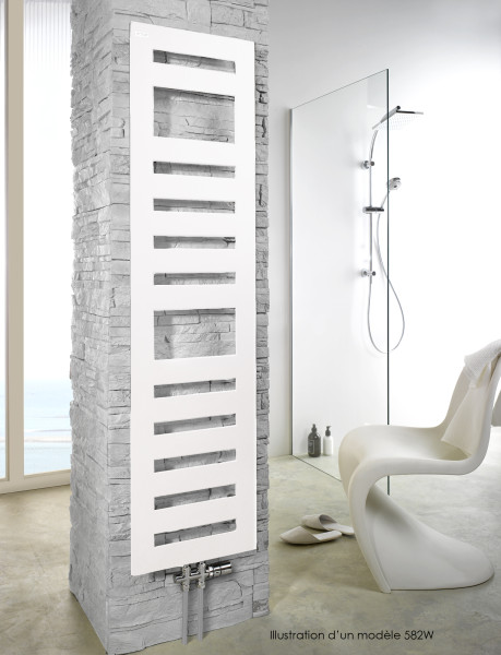 Sèche-serviette Acova Karena Spa ACASV-150-040 Eau chaude 582w - Blanc