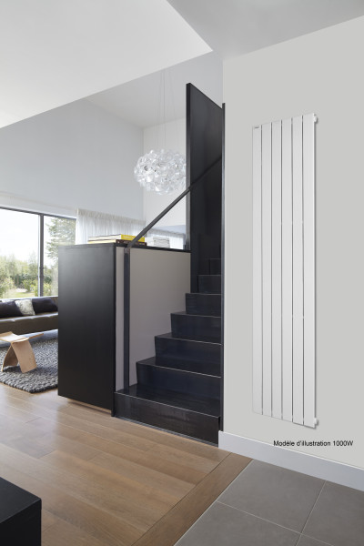 Radiateur électrique Acova Fassane Premium Vertical Blanc 1000W - Hauteur 2017 mm