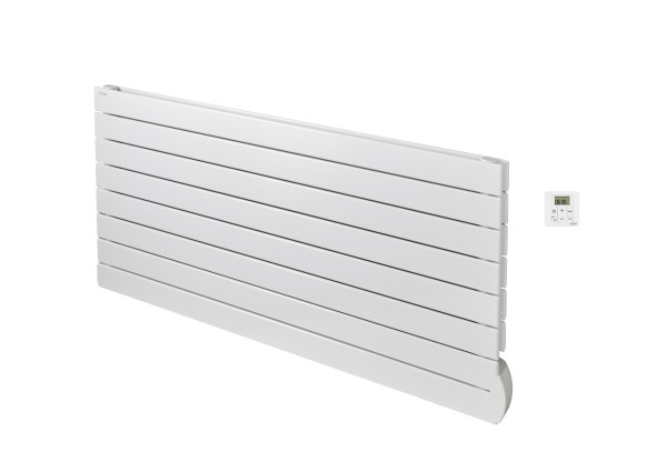 Radiateur électrique Acova Fassane premium horizontal à tubes horizontaux blanc 1250W