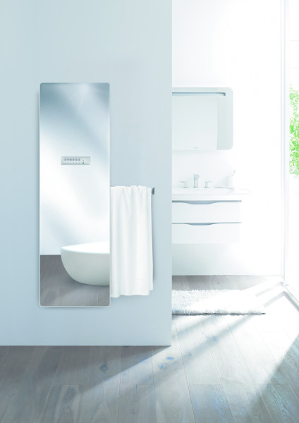 Versus el, surface verre en finition miroir, 600w , h 1500 mm / l 475 mm 
