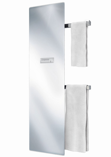 Versus el, surface verre en finition miroir, 750w , h 1750 mm / l 475 mm 