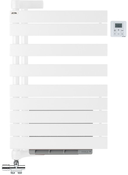 Sèche-serviette Acova Régate Twist Air ACAXRL090-055IFS Eau chaude blanc