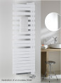 Sèche-serviette Acova Régate Twist Air ACAXRR177-055IFS Eau chaude blanc