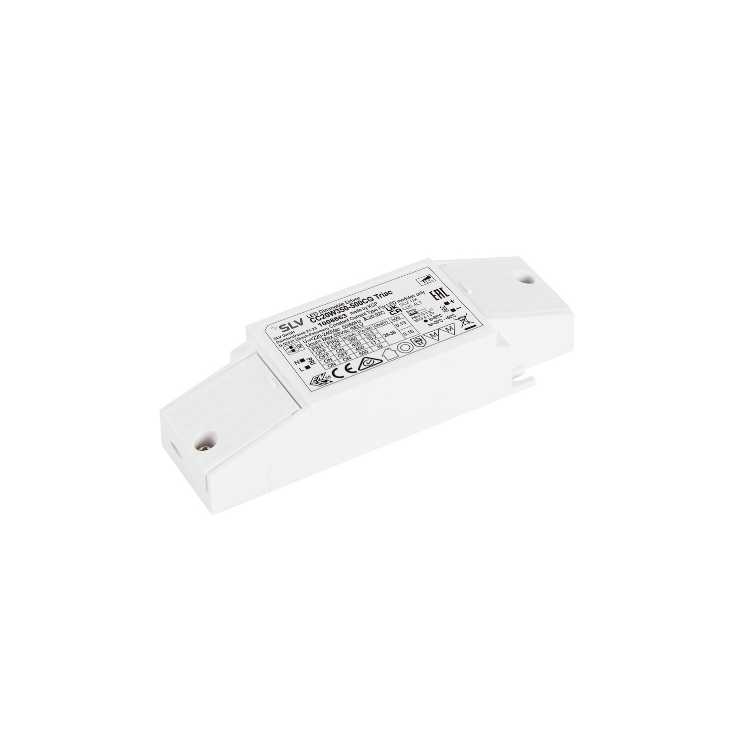 Driver LED SLV Da 3W, 700mA, Per Illuminazione A LED, Compatto E Di Alta Qualità, Made In Germany