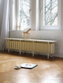 Vuelta banc ec bmc6, blanc ral 9016, 2675w, h430 mm (avec pieds) / l2326 mm