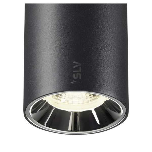 Numinos® s 48v track dali, spot, noir/chromé, 16w, 1170 lm, 4000k, irc90, 55°
