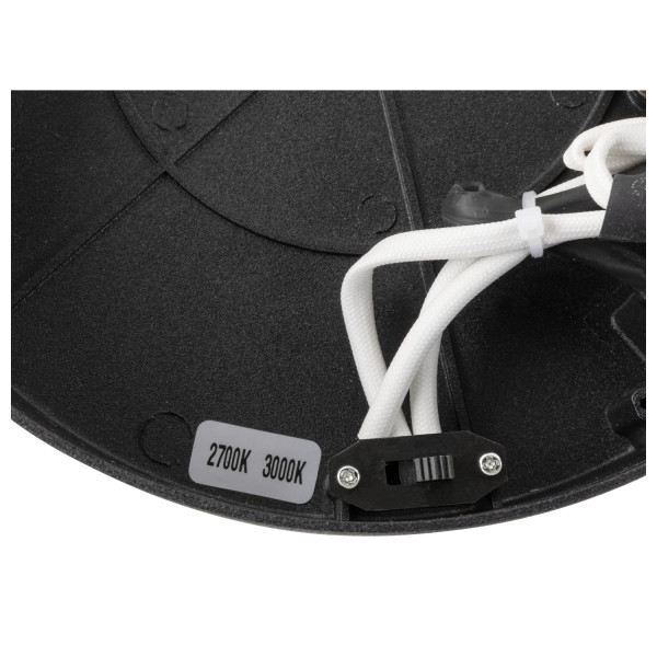 One, plafonnier et applique, rond, 2700/3000 k, 14 w, dali, touch, 130°, noir