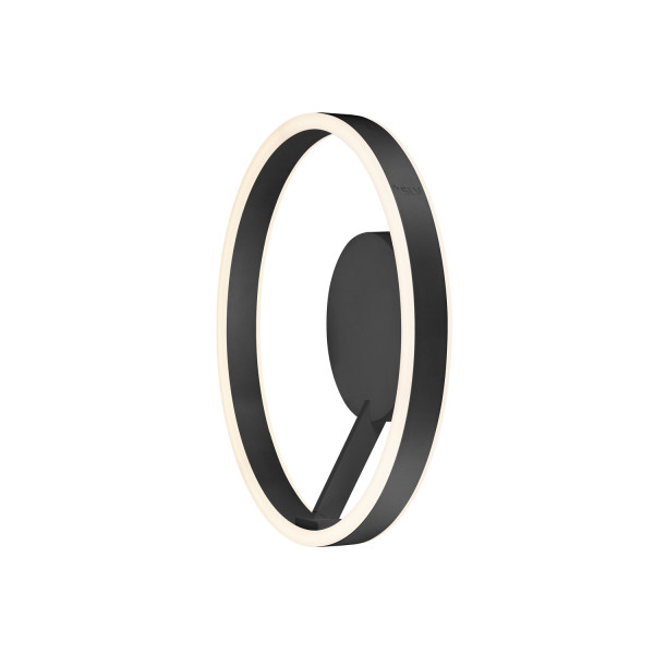 One, plafonnier et applique, rond, 2700/3000 k, 14 w, dali, touch, 130°, noir