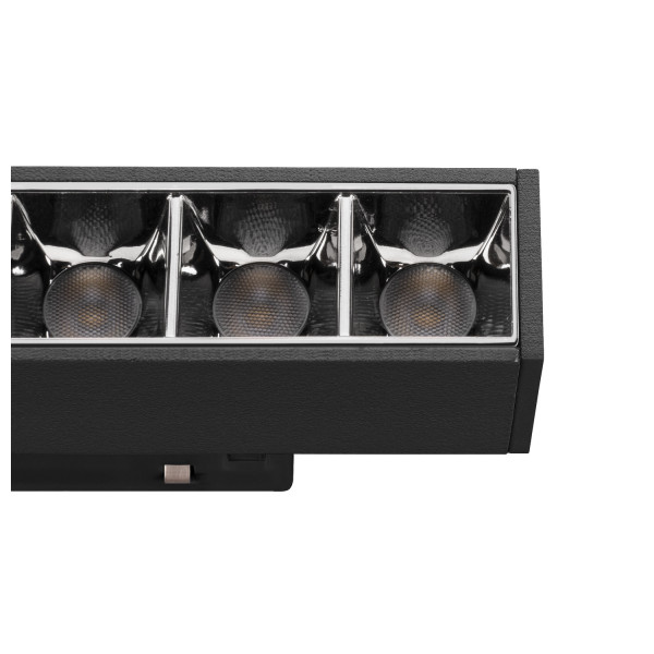 In-line 22 48v track, réflecteur darklight, dali, spot, noir/noir, 7,3 w, 35°