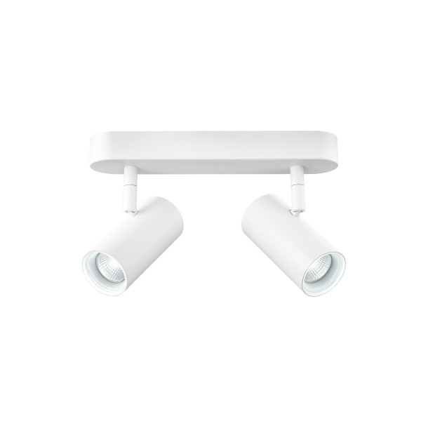 Noblo®, plafonnier et applique, double, rond, 2-3k, 15 w, 36°, blanc