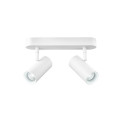 Noblo®, plafonnier et applique, double, rond, 2-3k, 15 w, 36°, blanc