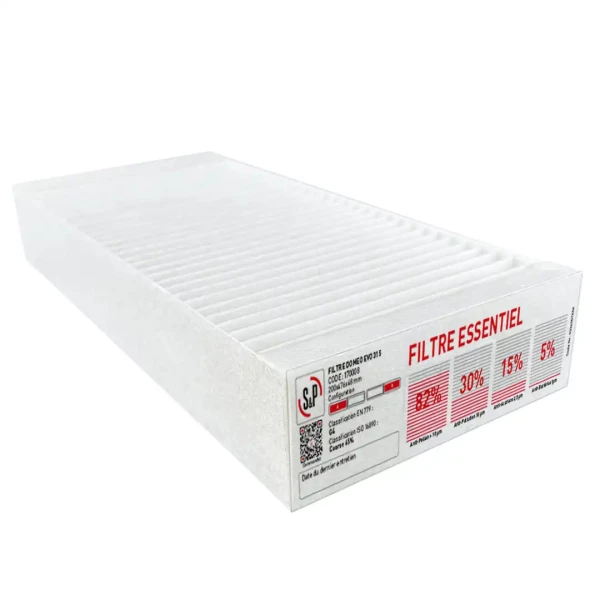 Kit 1iltres domeo 315 evo optimal, absorption particules 1ines