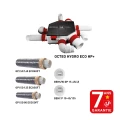 Kit cmi octeo hygro ecowatt hp+ 2 bouches, gaines isolées ecosoft