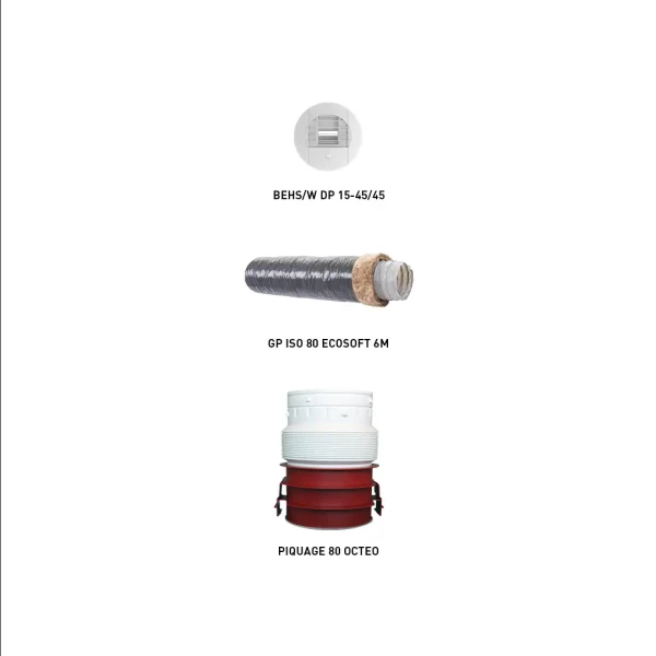 Option cmi sdb/wc sup gaine isolée ecosoft pour kit cmi 2b