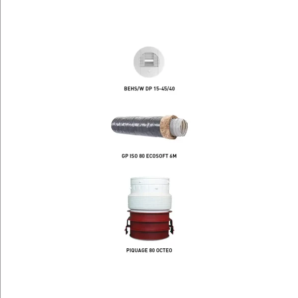 Option cmi sdb/wc sup gaine isolée ecosoft pour kit cmi 2b
