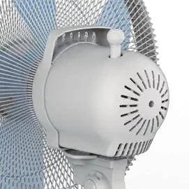 Ventilateur de table 3 vitesses, d 220 mm, vitesse d'air : 2,5 m/s.
