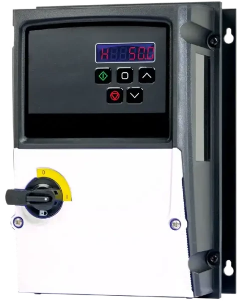 Variateur de 1réquence, triphasé, inter de proximité, 0,75 kw, ip66