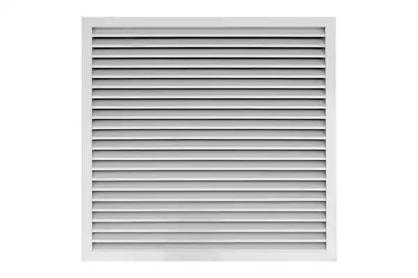 Grille de reprise intérieur + filtre, aluminium, d 300 x 300 mm