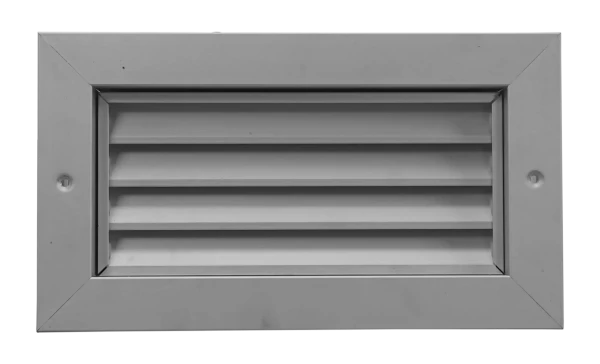 Grille de transfert anti-vue, blanc, contre cadre, d600 x 500mm