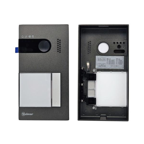 Façade de kit soul/1 avec lamelle métalique (fixation par vis torx)