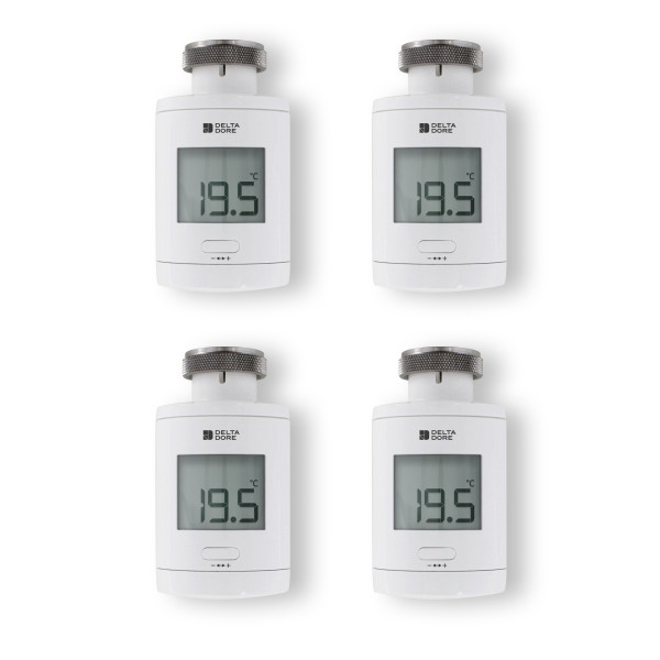 Pack starter 4 trv 1.0 | 4 têtes thermostatiques intelligentes m30 x 1,5