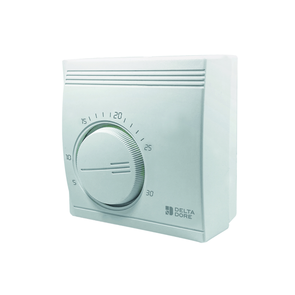 Thermostat d'ambiance mécanique filaire Delta Dore Tybox 11 pour chauffage