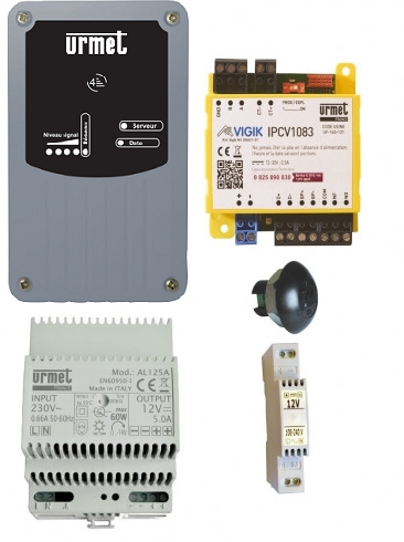Kit modem v4 10 ans - centrale 1 porte connectée avec 1 tête t25 (22081)