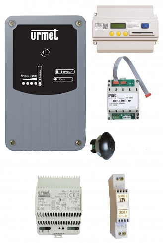 Kit modem v4 10 ans - centrale 4 portes connectée avec 1 tête t25 (22085)