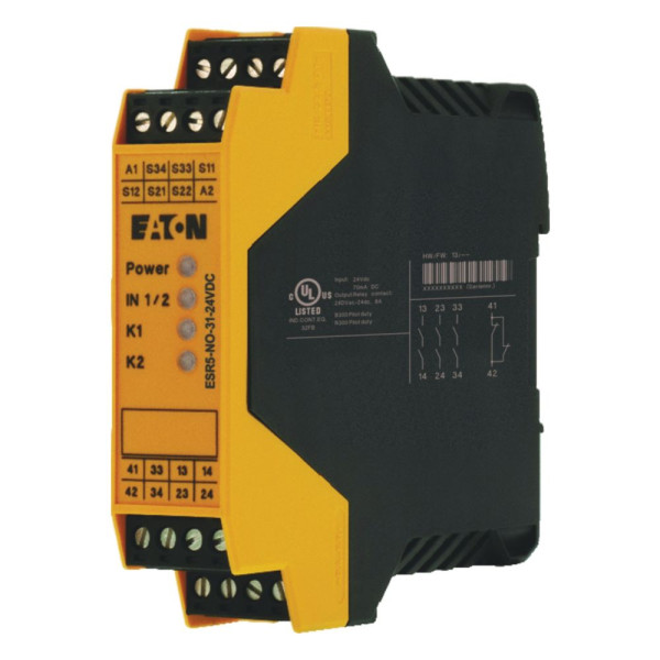 Modules de sécurité esr5, 24vdc, 3 circuits de validation