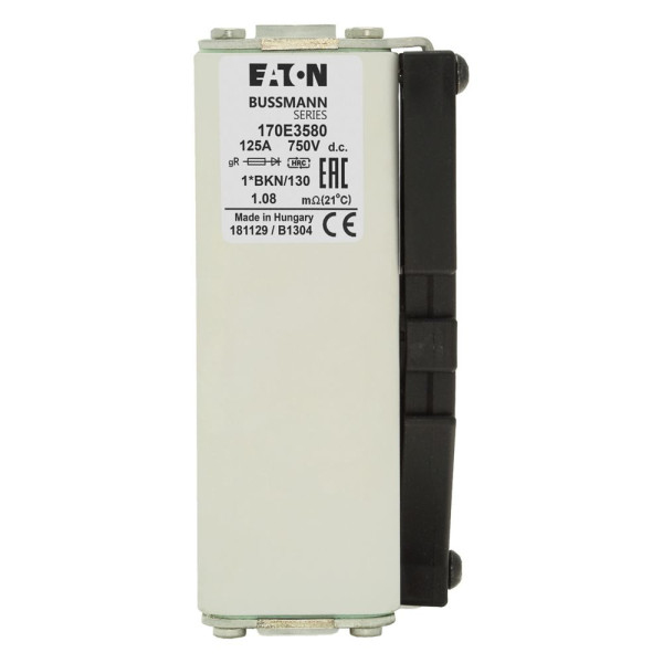 FUSE 125A 750V 1*BKN/130 GDC (170E3580) - Eaton - 170E3580