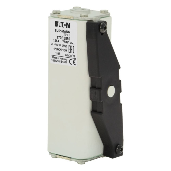 FUSE 125A 750V 1*BKN/130 GDC (170E3580) - Eaton - 170E3580