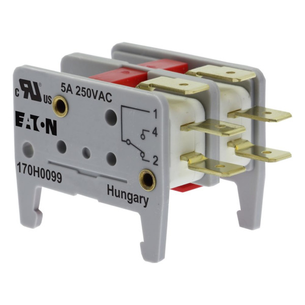 Microswitch k2 5a 250v 6 bred  - Eaton - 170H0099