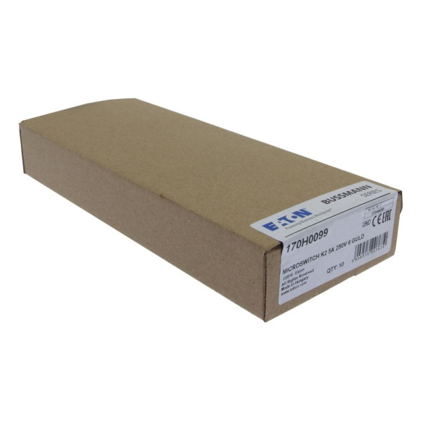 Microswitch k2 5a 250v 6 bred  - Eaton - 170H0099