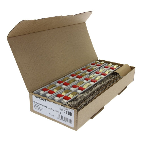 Microswitch k2 5a 250v 6 bred  - Eaton - 170H0099