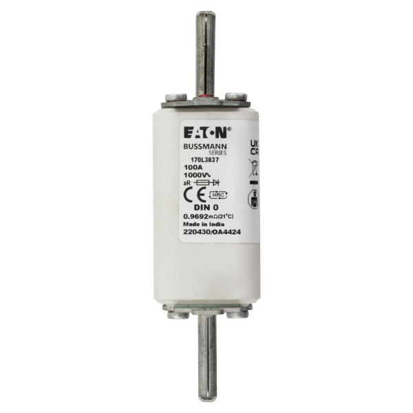Fuse 100a 1000v din 0 ar  - Eaton - 170L3837