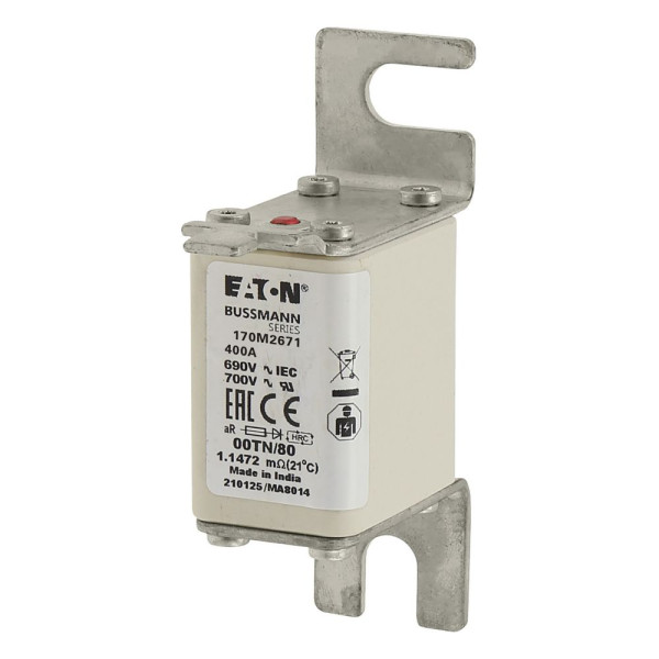 Fuse 400a 690v 00tn/80 ar ur  - Eaton - 170M2671