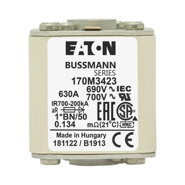 Fuse 630a 690v 1*bn/50 ar uc  - Eaton - 170M3423