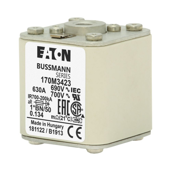 Fuse 630a 690v 1*bn/50 ar uc  - Eaton - 170M3423