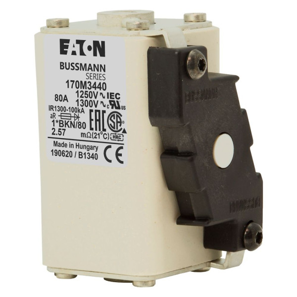 Fuse 80a 1250v 1*bkn/80 ar cu 