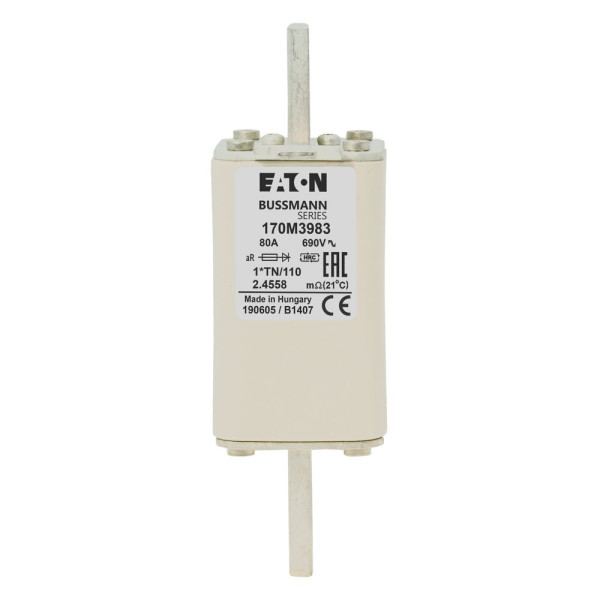 Fuse 80a 1000v 1*tn/110 ar  - Eaton - 170M3983