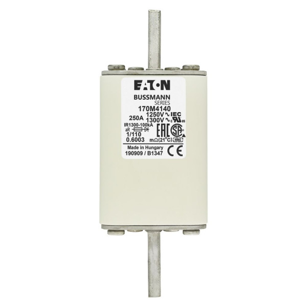 Fuse 250a 1250v 1/110 ar cu 