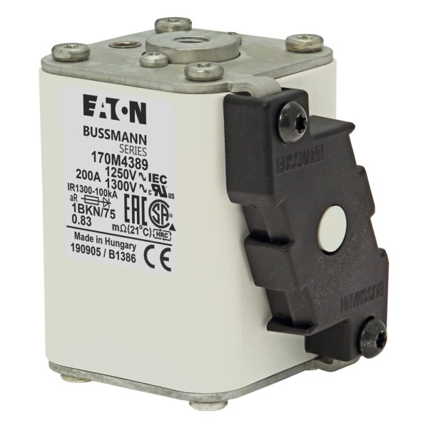 Fuse 200a 1250v 1bkn/75 ar cu 