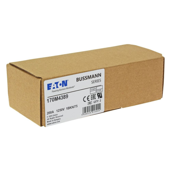 Fuse 200a 1250v 1bkn/75 ar cu 