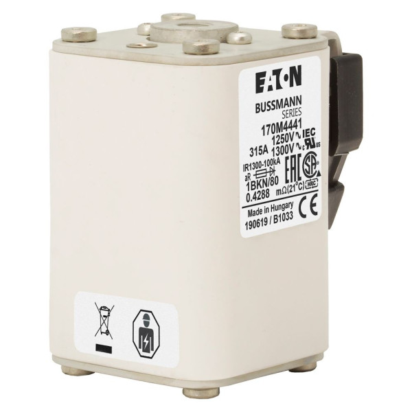 Fuse 315a 1250v 1bkn/80 ar cu 