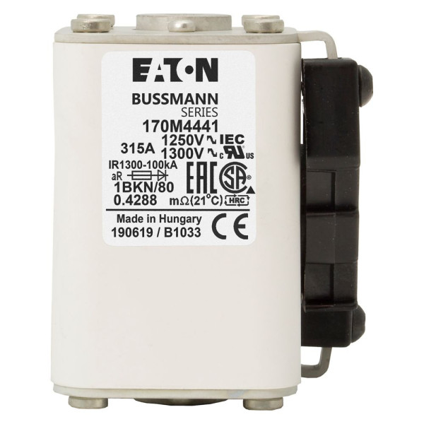Fuse 315a 1250v 1bkn/80 ar cu 
