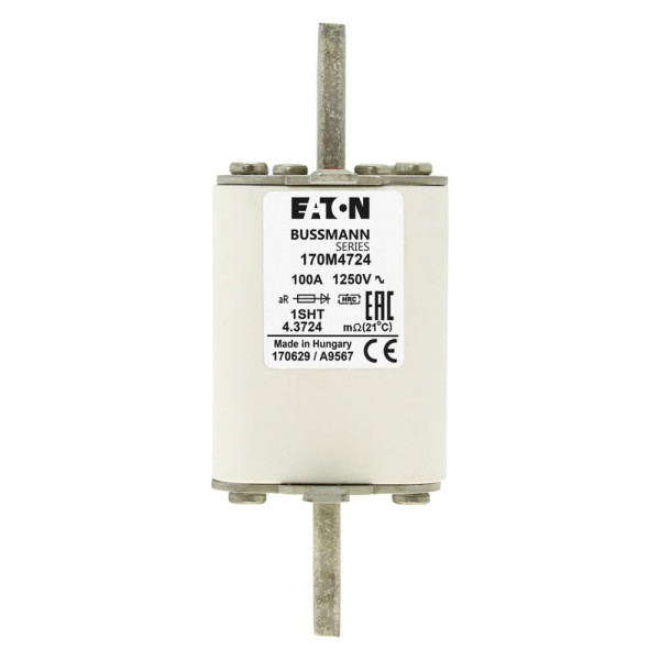 Fuse 100a 1250v 1sht ar  - Eaton - 170M4724
