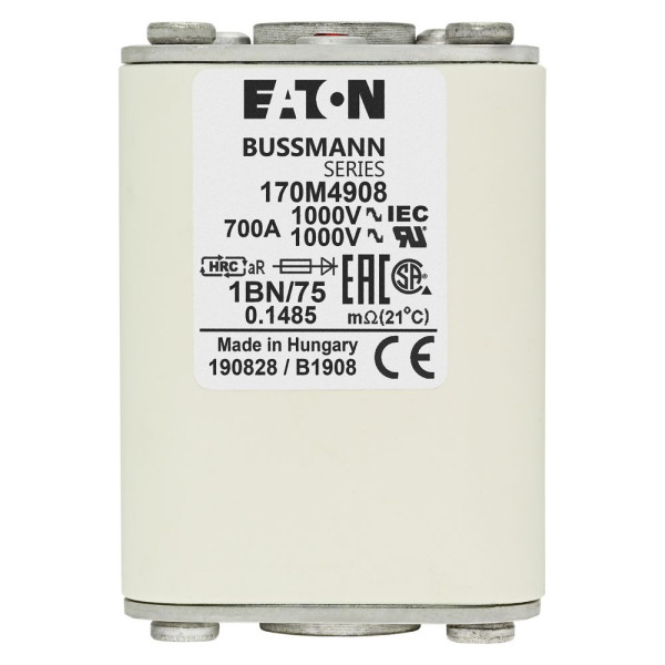 Fuse 700a 1000v 1bn/75 ar uc 