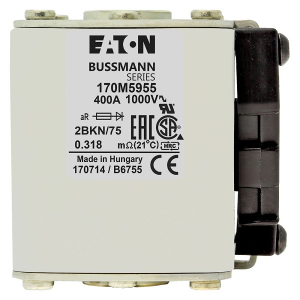 Fuse 400a 1000v 2bkn/75 ar ur 
