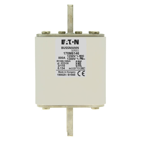 Fuse 800a 1250v 3/110 ar  - Eaton - 170M6146